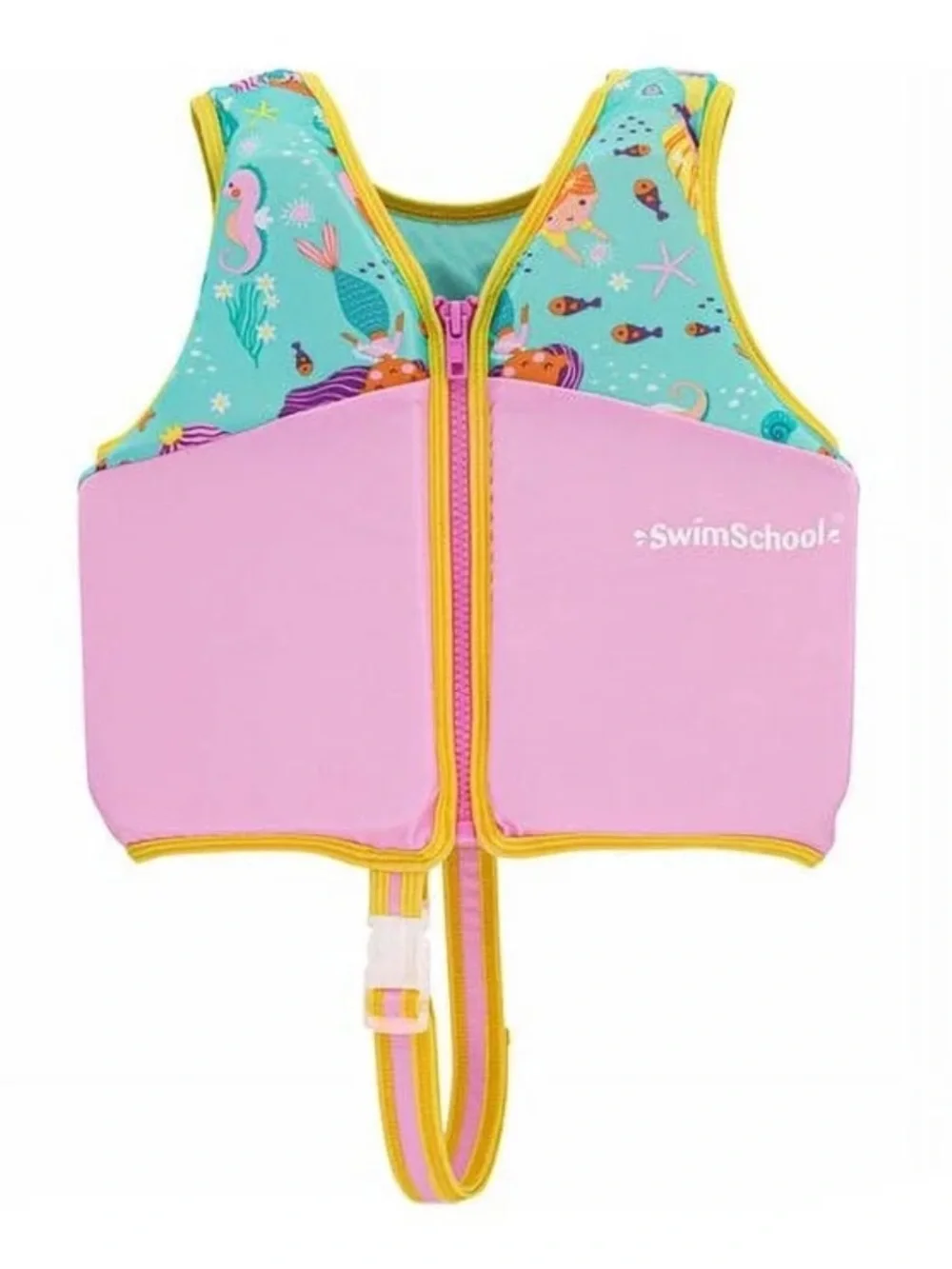 Aqua Swim School Youth Pink Mermaid Swim Training Vest